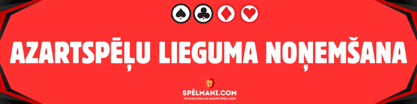 Azartspēļu lieguma noņemšana