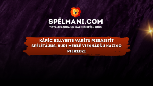 Kāpēc BillyBets varētu piesaistīt spēlētājus, kuri meklē vienkāršu kazino pieredzi